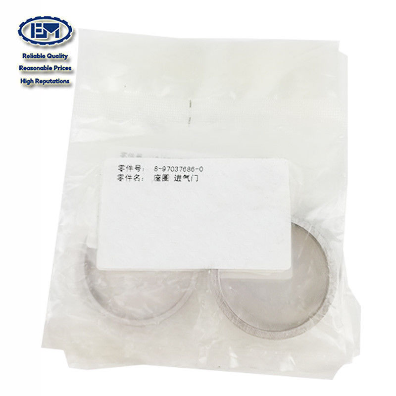 Sk120-3 ένθετο 897037-6860 βαλβίδων καθισμάτων μερών μηχανών εκσκαφέων 4BG1 6BG1 8970376860 897037-6861 8970376861